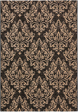 Safavieh Courtyard Cy6930 - 26 Black / Creme Rugs - Safavieh - cy6930 - 26 - 2