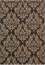 Safavieh Courtyard Cy6930 - 26 Black / Creme Rugs - Safavieh - cy6930 - 26 - 2