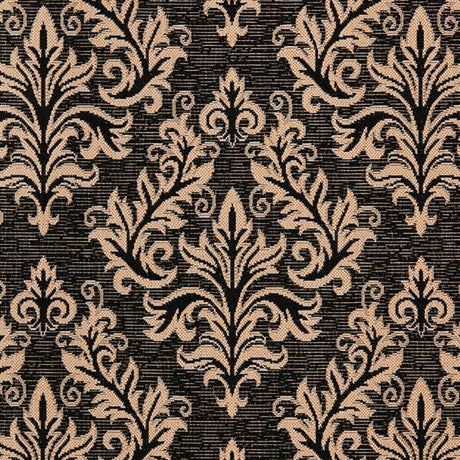 Safavieh Courtyard Cy6930 - 26 Black / Creme Rugs - Safavieh - cy6930 - 26 - 2