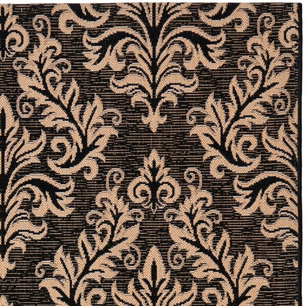 Safavieh Courtyard Cy6930 - 26 Black / Creme Rugs - Safavieh - cy6930 - 26 - 2