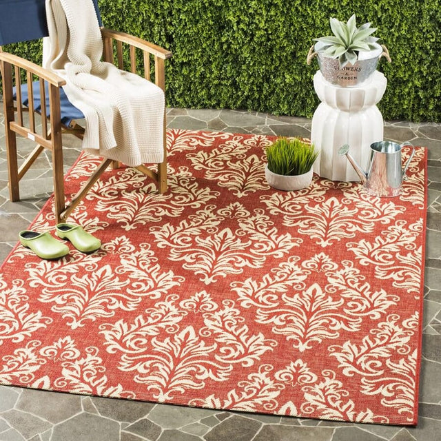 Safavieh Courtyard Cy6930 - 28 Red / Creme Rugs - Safavieh - cy6930 - 28 - 2