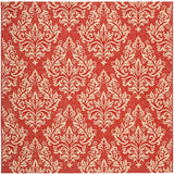 Safavieh Courtyard Cy6930 - 28 Red / Creme Rugs - Safavieh - cy6930 - 28 - 7sq