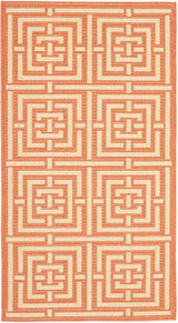 Safavieh Courtyard Cy6937 - 21 Terracotta / Cream Rugs - Safavieh - cy6937 - 21 - 2