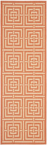 Safavieh Courtyard Cy6937 - 21 Terracotta / Cream Rugs - Safavieh - cy6937 - 21 - 27
