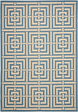 Safavieh Courtyard Cy6937 - 23 Blue / Bone Rugs - Safavieh - cy6937 - 23 - 2