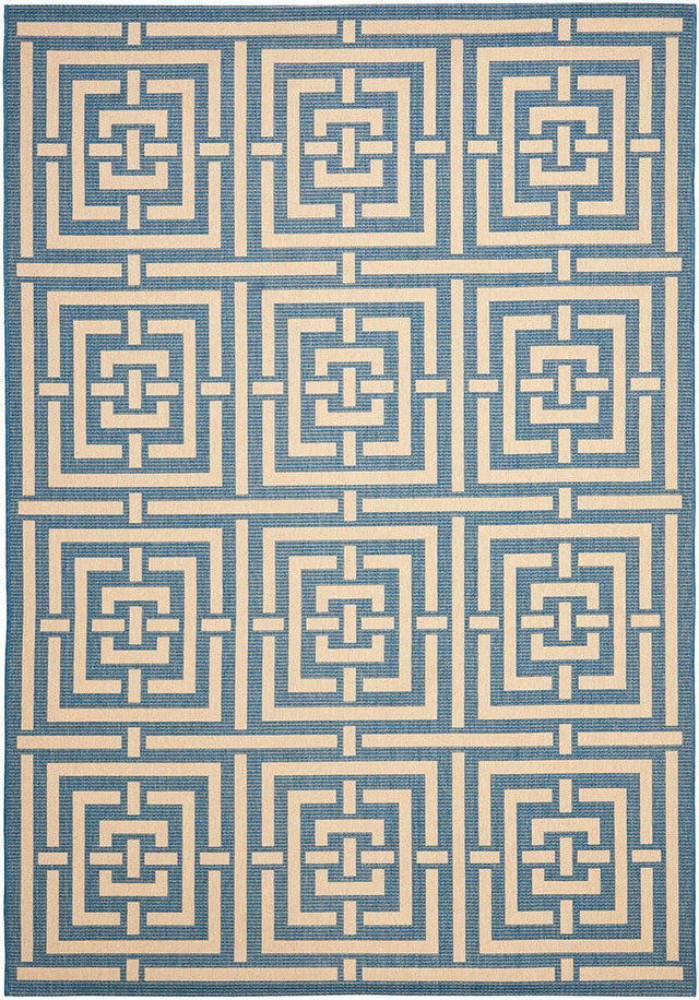 Safavieh Courtyard Cy6937 - 23 Blue / Bone Rugs - Safavieh - cy6937 - 23 - 2