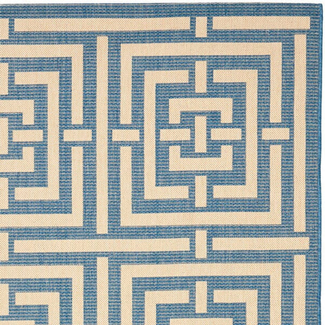 Safavieh Courtyard Cy6937 - 23 Blue / Bone Rugs - Safavieh - cy6937 - 23 - 2