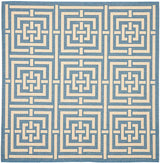 Safavieh Courtyard Cy6937 - 23 Blue / Bone Rugs - Safavieh - cy6937 - 23 - 7sq
