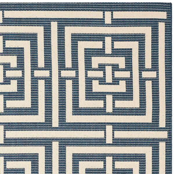 Safavieh Courtyard Cy6937 - 268 Navy / Beige Rugs - Safavieh - cy6937 - 268 - 2