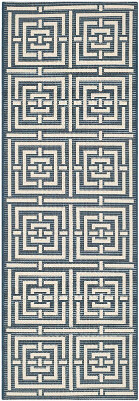 Safavieh Courtyard Cy6937 - 268 Navy / Beige Rugs - Safavieh - cy6937 - 268 - 27