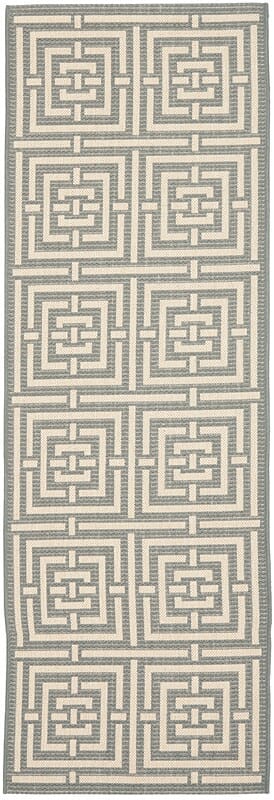 Safavieh Courtyard Cy6937 - 65 Grey / Cream Rugs - Safavieh - cy6937 - 65 - 27