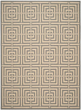 Safavieh Courtyard Cy6937 - 65 Grey / Cream Rugs - Safavieh - cy6937 - 65 - 5r