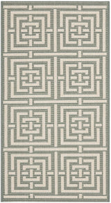 Safavieh Courtyard Cy6937 - 65 Grey / Cream Rugs - Safavieh - cy6937 - 65 - 5r