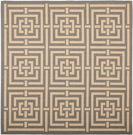 Safavieh Courtyard Cy6937 - 65 Grey / Cream Rugs - Safavieh - cy6937 - 65 - 7sq