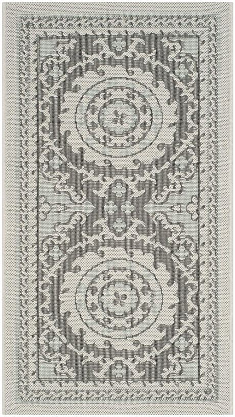 Safavieh Courtyard Cy7059 - 78A18 Light Grey / Anthracite Rugs - Safavieh - cy7059 - 78a18 - 27