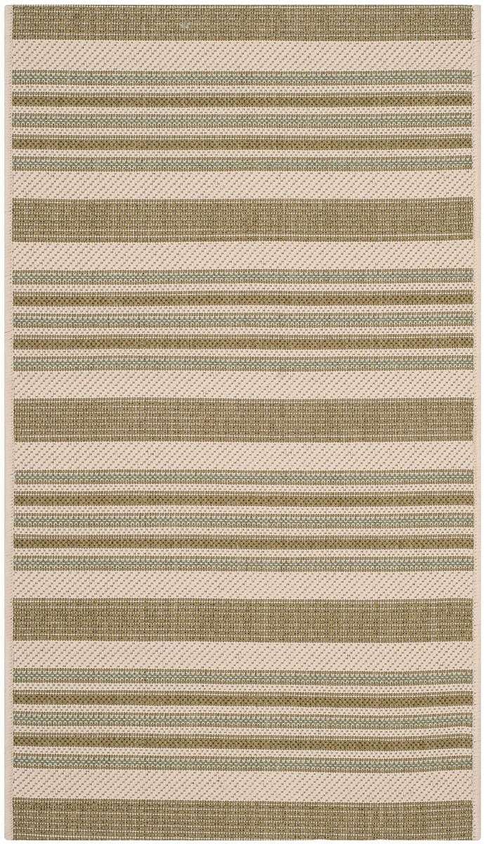 Safavieh Courtyard Cy7062 - 234A18 Beige / Green Rugs - Safavieh - cy7062 - 234a18 - 5r