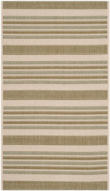 Safavieh Courtyard Cy7062 - 234A18 Beige / Green Rugs - Safavieh - cy7062 - 234a18 - 5r