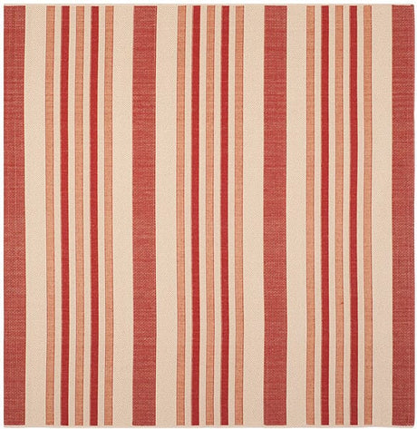 Safavieh Courtyard Cy7062 - 238A21 Beige / Red Rugs - Safavieh - cy7062 - 238a21 - 7sq
