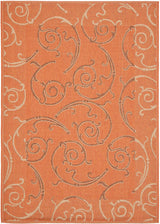 Safavieh Courtyard Cy7108 - 21A7 Terracotta / Cream Rugs - Safavieh - cy7108 - 21a7 - 3