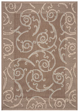 Safavieh Courtyard Cy7108 - 97A18 Dark Beige / Beige Rugs - Safavieh - cy7108 - 97a18 - 2