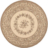 Safavieh Courtyard Cy7208 - 12A5 Creme / Brown Rugs - Safavieh - cy7208 - 12a5 - 5r