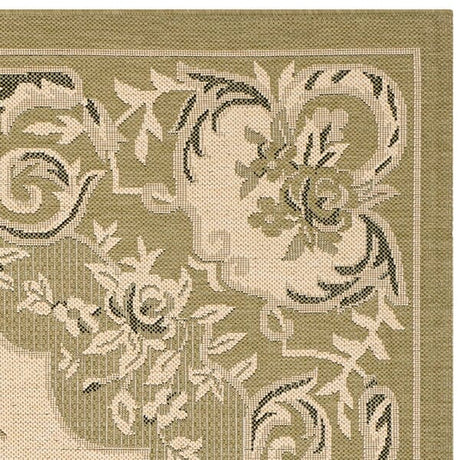 Safavieh Courtyard Cy7208 - 14A5 Cream / Green Rugs - Safavieh - cy7208 - 14a5 - 2