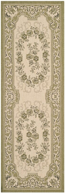 Safavieh Courtyard Cy7208 - 14A5 Cream / Green Rugs - Safavieh - cy7208 - 14a5 - 27
