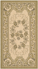Safavieh Courtyard Cy7208 - 14A5 Cream / Green Rugs - Safavieh - cy7208 - 14a5 - 5r