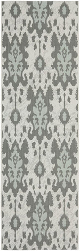 Safavieh Courtyard Cy7276 - 78A18 Light Grey Anthracite / Aqua Weft Rugs - Safavieh - cy7276 - 78a18 - 3