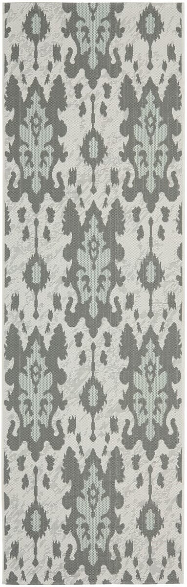 Safavieh Courtyard Cy7276 - 78A18 Light Grey Anthracite / Aqua Weft Rugs - Safavieh - cy7276 - 78a18 - 3