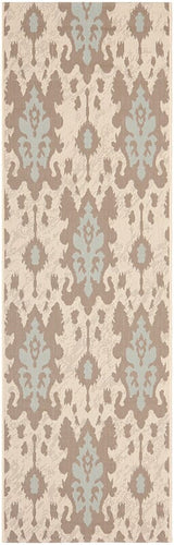 Safavieh Courtyard Cy7276 - 79A18 Beige Dark Beige / Aqua Weft Rugs - Safavieh - cy7276 - 79a18 - 38