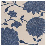 Safavieh Courtyard 6'-7" x 6'-7" Rug in Beige / Blue