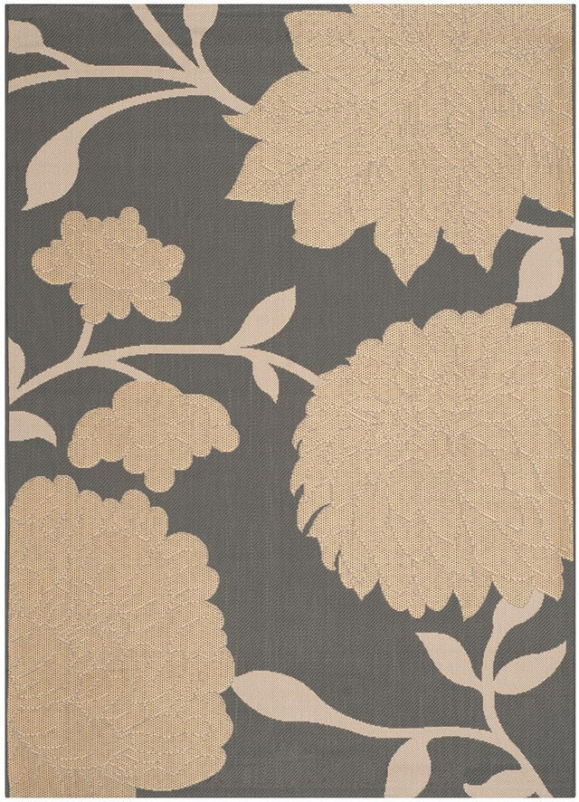 Safavieh Courtyard Cy7321 - 246A21 Anthracite / Beige Rugs - Safavieh - cy7321 - 246a21 - 2