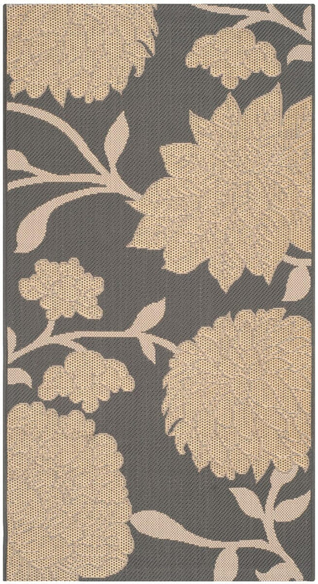 Safavieh Courtyard Cy7321 - 246A21 Anthracite / Beige Rugs - Safavieh - cy7321 - 246a21 - 27