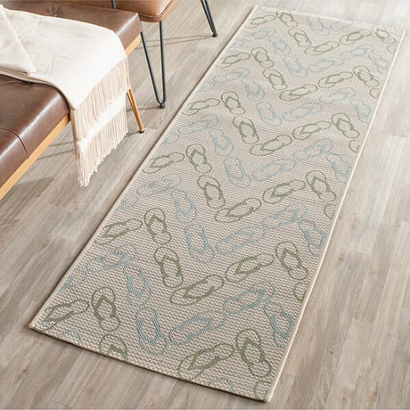 Safavieh Courtyard Cy7420 - 213A24 Beige / Aqua Rugs - Safavieh - cy7420 - 213a24 - 27