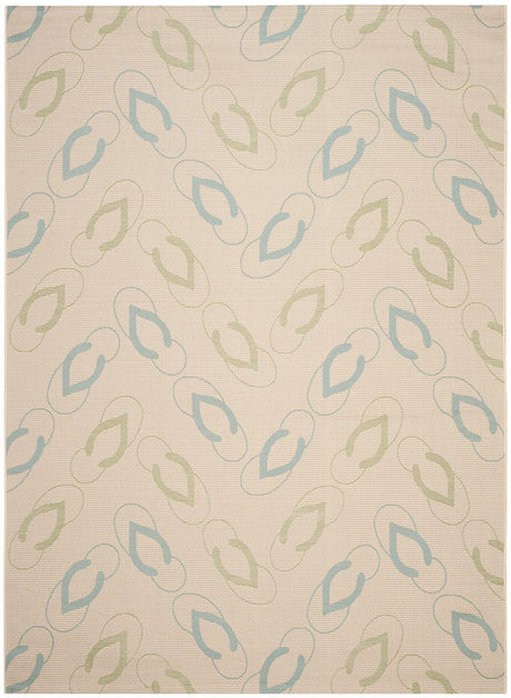 Safavieh Courtyard Cy7420 - 213A24 Beige / Aqua Rugs - Safavieh - cy7420 - 213a24 - 27