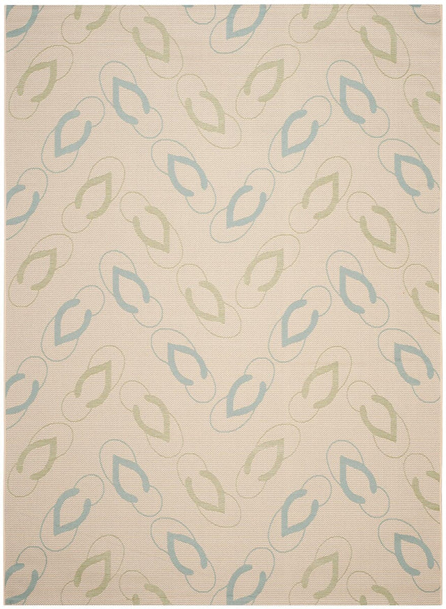 Safavieh Courtyard Cy7420 - 213A24 Beige / Aqua Rugs - Safavieh - cy7420 - 213a24 - 27