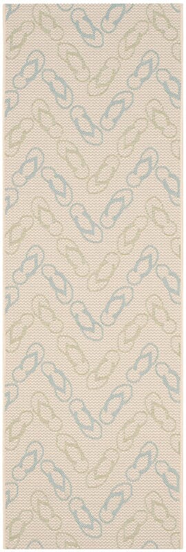 Safavieh Courtyard Cy7420 - 213A24 Beige / Aqua Rugs - Safavieh - cy7420 - 213a24 - 27