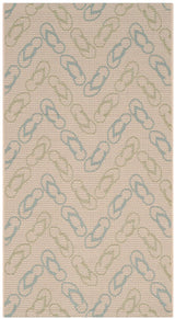 Safavieh Courtyard Cy7420 - 213A24 Beige / Aqua Rugs - Safavieh - cy7420 - 213a24 - 27