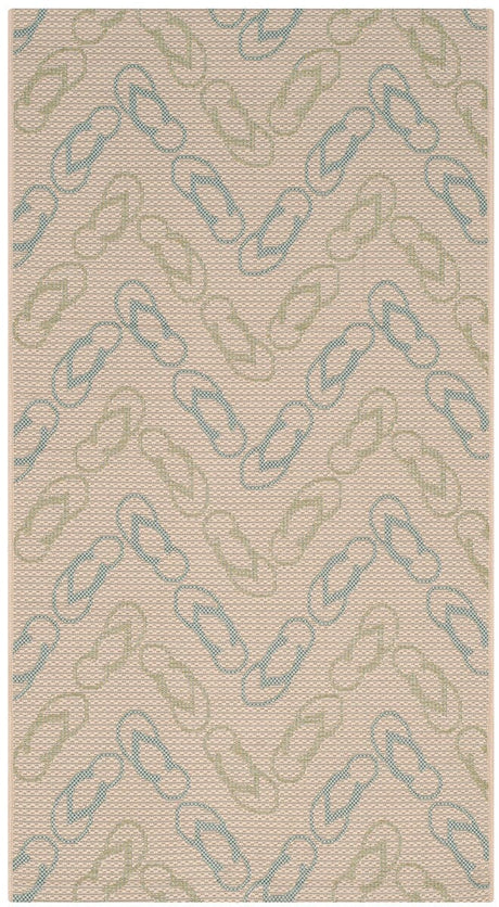 Safavieh Courtyard Cy7420 - 213A24 Beige / Aqua Rugs - Safavieh - cy7420 - 213a24 - 27