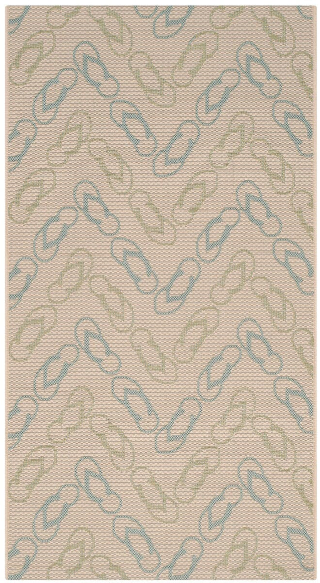 Safavieh Courtyard Cy7420 - 213A24 Beige / Aqua Rugs - Safavieh - cy7420 - 213a24 - 27