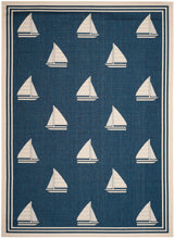 Safavieh Courtyard Cy7422 Navy/Beige Rug - Safavieh - cy7422 - 258a22 - 28