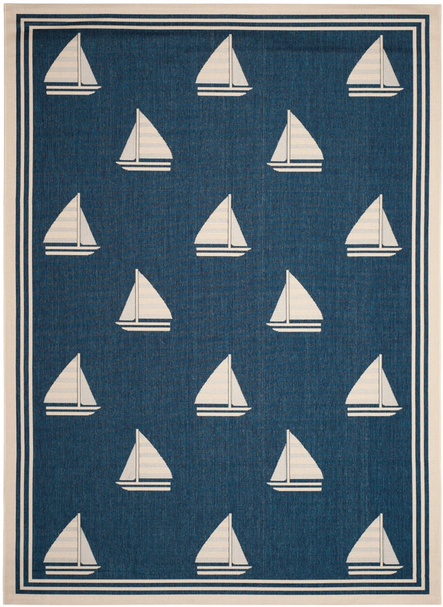 Safavieh Courtyard Cy7422 Navy/Beige Rug - Safavieh - cy7422 - 258a22 - 28