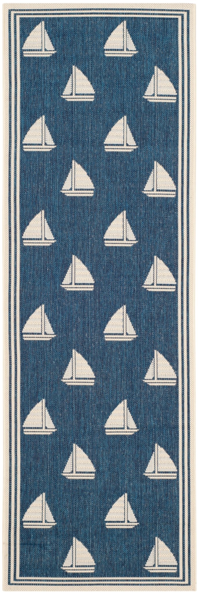 Safavieh Courtyard Cy7422 Navy/Beige Rug - Safavieh - cy7422 - 258a22 - 28