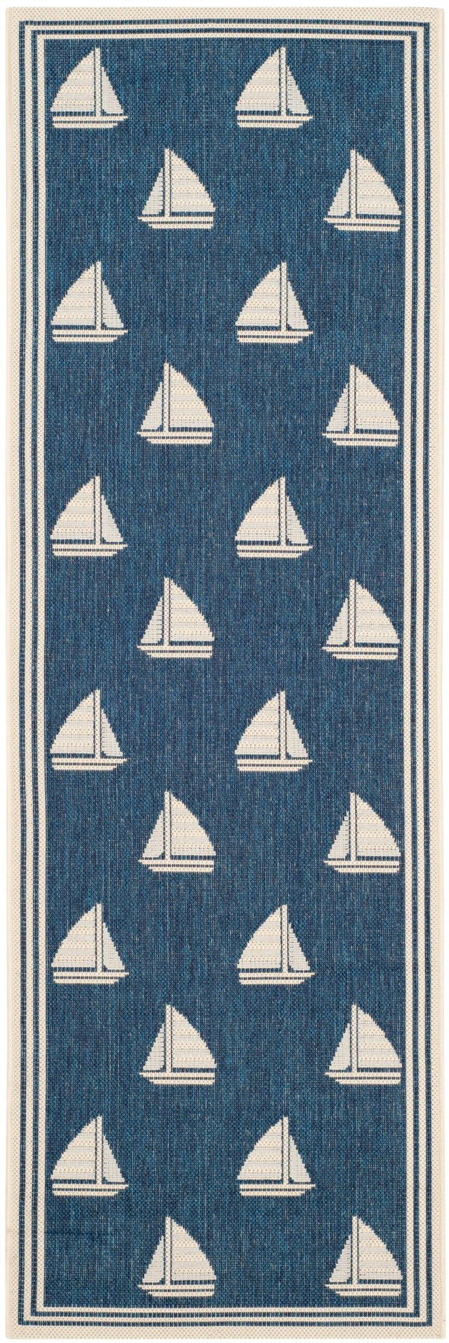 Safavieh Courtyard Cy7422 Navy/Beige Rug - Safavieh - cy7422 - 258a22 - 28