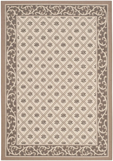 Safavieh Courtyard Cy7427 - 079A5 Beige / Dark Beig Rugs - Safavieh - cy7427 - 079a5 - 27