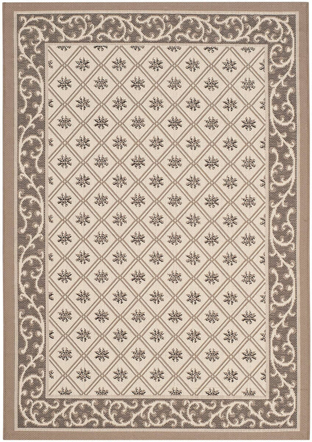 Safavieh Courtyard Cy7427 - 079A5 Beige / Dark Beig Rugs - Safavieh - cy7427 - 079a5 - 27