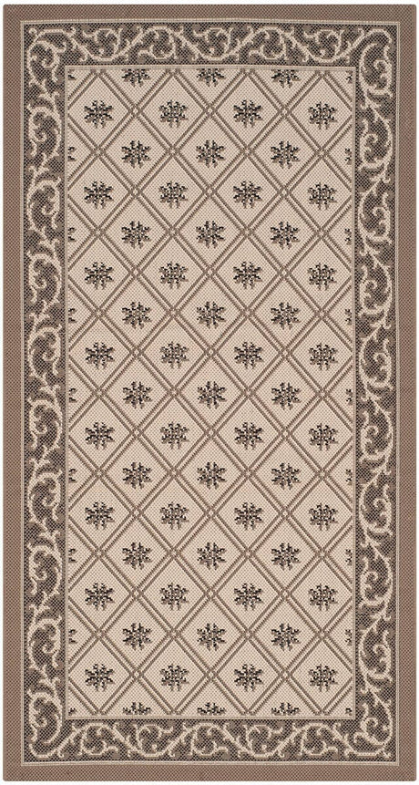 Safavieh Courtyard Cy7427 - 079A5 Beige / Dark Beig Rugs - Safavieh - cy7427 - 079a5 - 27