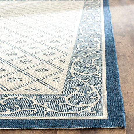 Safavieh Courtyard Cy7427 - 258A22 Beige / Navy Rugs - Safavieh - cy7427 - 258a22 - 3