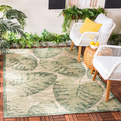 Safavieh Courtyard Cy7556 - 32212 Beige/Green Rugs - Safavieh - cy7556 - 32212 - 4